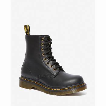 Dr Martens 1460 Pascal Wanama Kožené - Cierne Cizmy Damske, D208SK